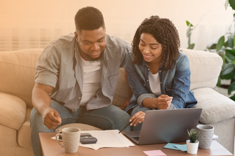 couple on computer